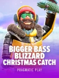 bigger bass blizzard christmas catch slot logo